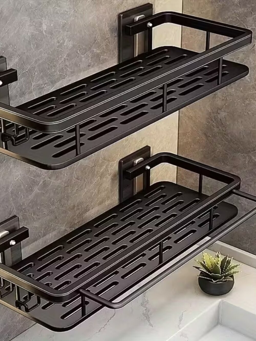 🖤 ​​Organizador de Ducha de 2 Niveles